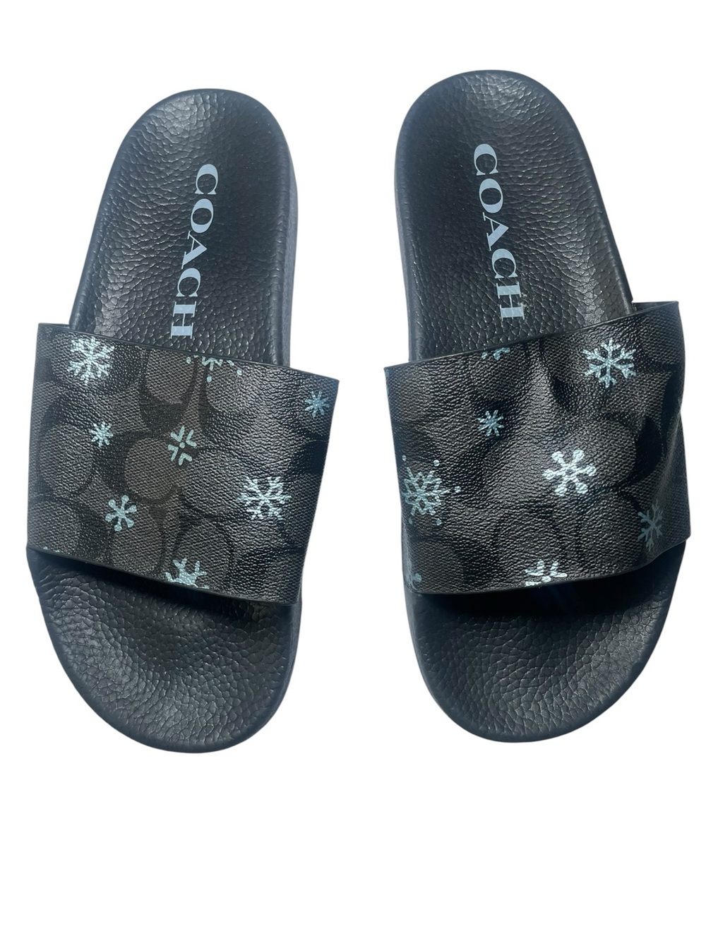 Coach Snowflake Signature Slides
Size 8 • Brand new without box ❄️